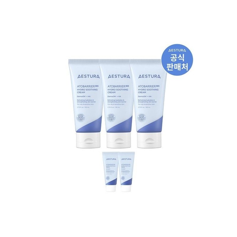 estra Atobarrier 365 Hydro Soothing Cream 80ml 3 pieces None