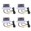 4Pcs Temperature Controller Digital Display Temp Regulator ‑50℃ to 110℃