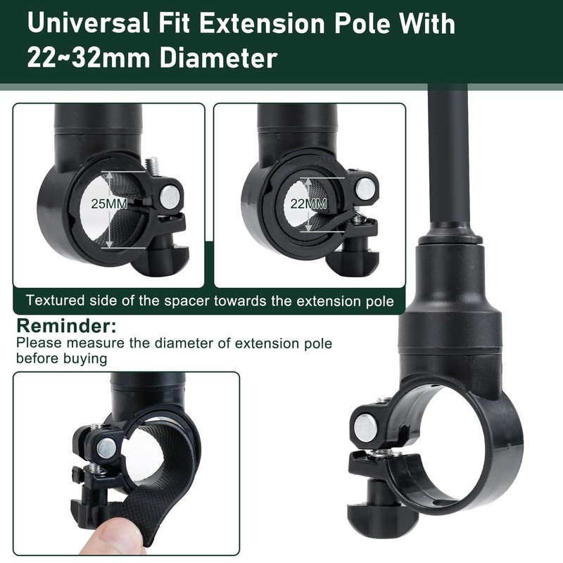 Flehomo Adjustable Rotatable Mirror, Easy Gutter Inspecter Tool from The