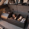 Collapsible Car Trunk Organizer for Vehicle Storage – PU Leather