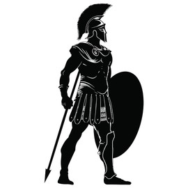 SS11153 Greek Warrior/Soldier Silhouette