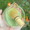 Handcrafted Golden Bamboo Matcha Whisk, 100 Prongs Traditional Japanese Chasen