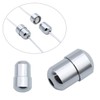 NA 6 Pack Cord Connector Metal Chrome Bathroom Light Pull