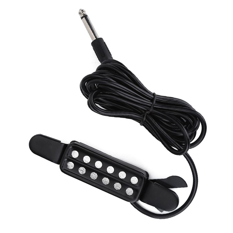 12 Sound Hole Magnetic Pickup Transducer for Acoustic Guitar Musical