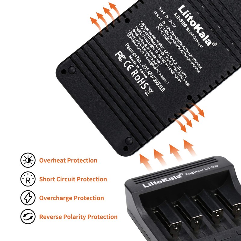 Cargador de batería Inteligente, Lii-500-xi, Lii-500-xi