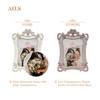 AELS 5x7 Inch Vintage Picture Frame, Elegant Antique Photo Frames