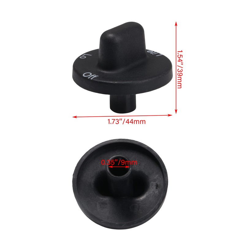 BQLZR Cooktop Oven Control Knob Replacement for Kenmore AP4088491 71001641