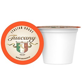 Tuscany Italian Roast Coffee, Dark Roast, Single Serve Cups, 100 Count