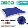 Teynewer Sun Shade Sail Waterproof for Patio Party Backyard Lawn