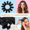 19PCS Self Grip Small Hair Rollers for Women Heatless Velcro