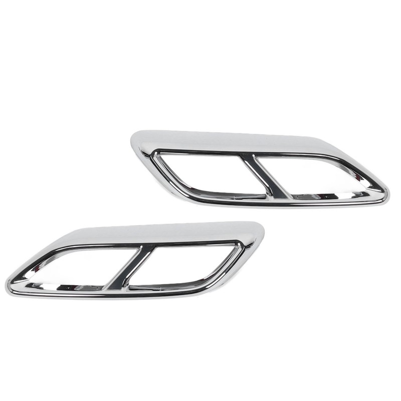 2PCS Exhaust Muffler Tail Pipe Cover Left Right Decorative Tail