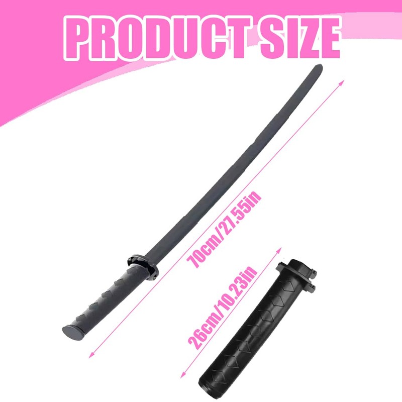 JAWUZ 2pcs Ninja Sword, 3D Printed Katana Sword Fidget Toy,