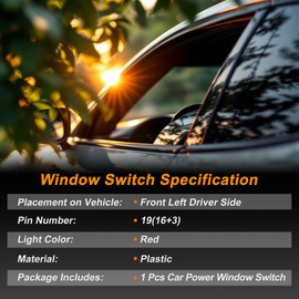SWITCHRISE Front Left Driver Side Power Window Switch for Subaru Outback 2015-2016 Window Control Switch for Subaru Legacy 2015 2016 No.83071AL05A/83071AL05B/83071AL05C/83071AL05D/83071AL34B