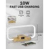 CRLL 3-in-1 Bedside Lamp with Wireless Charger & USB Port,