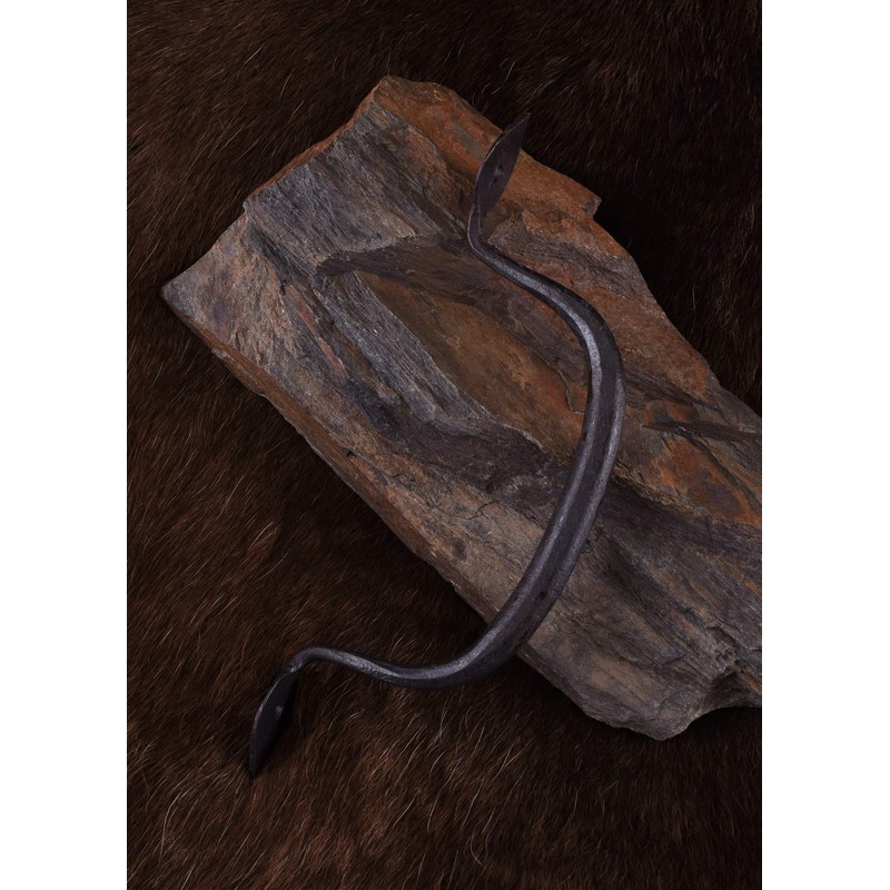 Battle-Merchant Forged Handle Fitting Chest Handle Hand-Forged Steel - Wrought