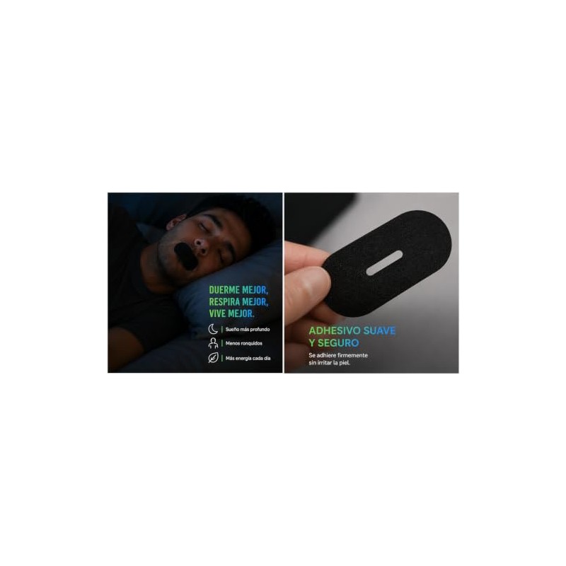LIVELLO Cinta Bucal para Dormir, 30 Piezas