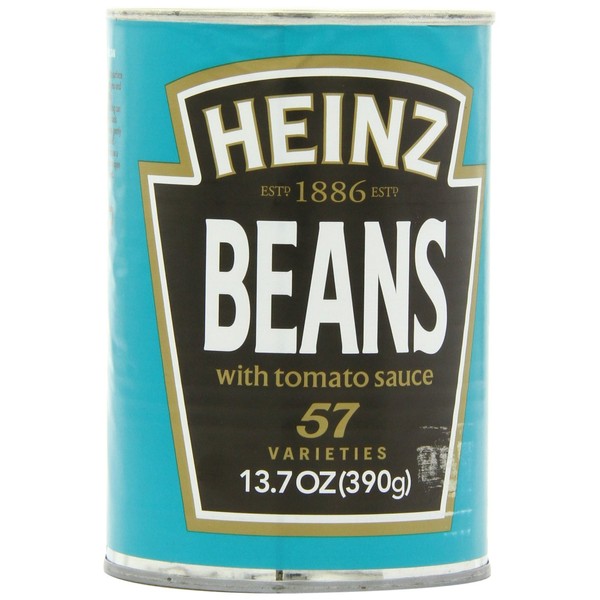 Heinz Beans in Tomato Sauce, 13.7-Ounce Cans (Pack of 12)