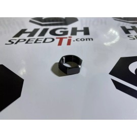 Highspeedti Sprint Car Titanium Radius Rod 3/4 Hex JamNut 5pc 5/8-18 Right Hand Thread Black