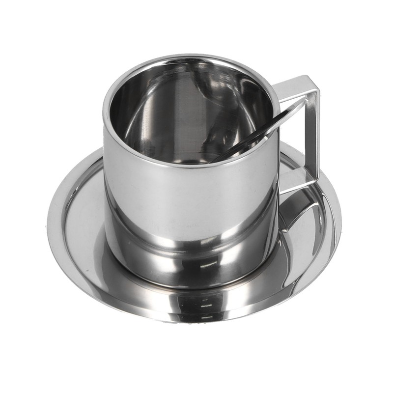 3PCS/Set Insulated Coffee Cup Set Stainless Steel Double Walled Mugs