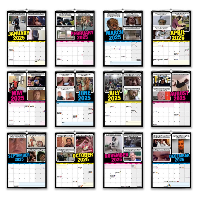 The Calendar King // World's Greatest Memes - 2025 Wall