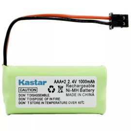 Kastar 2 x 2.4V 1000mAh AAA MSM Phone Battery for Uniden BT-1008 BT-1016 BT1021 BT1025