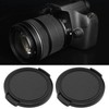 ECSiNG 4Pcs 52mm Snap-on Front Camera Lens Cap with Elastic