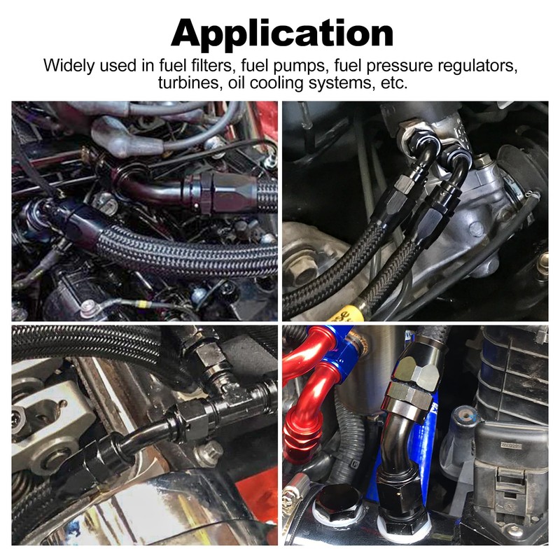 EVIL ENERGY 12AN 90 Degree One Piece Full Flow Hose