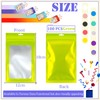 Green Foil Ziplock Bags Small Smell Proof Bag Mylar Bags