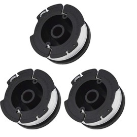 munirater 3-Pack AF-100 Replacement Spool,0.065 Line String Trimmer Replacement for Black+Decker AF-100-3ZP GH900 GH600 Weed Eater String Trimmer