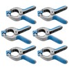 Small Spring Clamps (Pack of 6) – Lightweight, One-Handed Woodworking