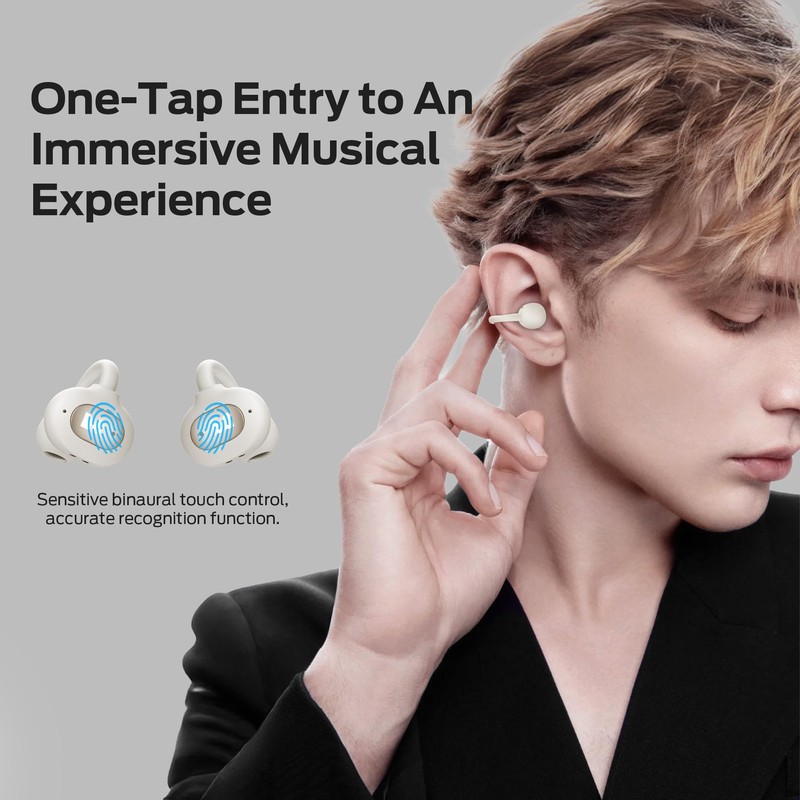 Monster Open Ear AC339 Earbuds, Bluetooth 6.0 Earphones Stereo Sound,