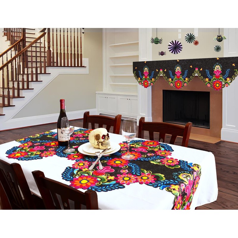 Embroidered Mexican Fiesta Cinco De Mayo Decorations Mexico Dia De