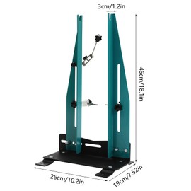 RustyVioum Wheel Truing Stand, Bicycle Wheel Maintenance, Multi-function Bicycle Wheel Alignment Repair Tool Removable with Wrench for Rim Truing for MTB Road