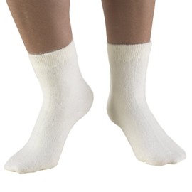 OTC Angora Foot Warmer Socks, Arthritic Wear, Natural Wool, Unisex, 1 Pair, Large