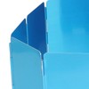 Folding Camp Stove Windshield,Folding Camping Stove Windscreen 9 Plates Aluminum