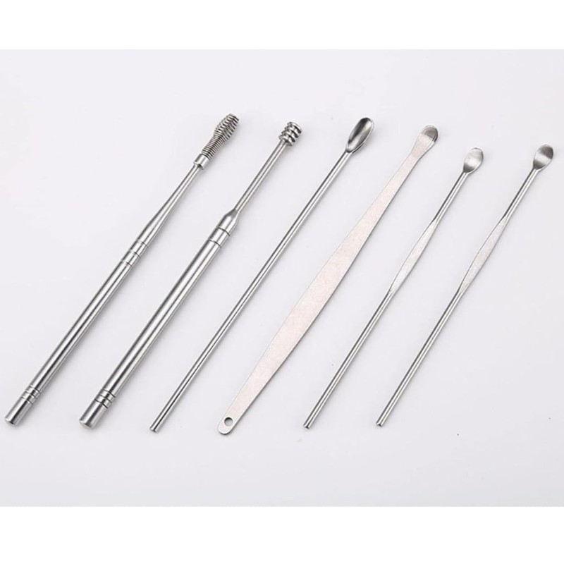 PARENCE. - 6 Piece Ear Cleaning Kit with Case -