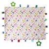 Large Tag Security Blanket for Babies - Toddlers Taggy Security