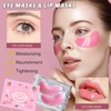 30 Pairs Eye Masks & Lip Masks, Crystal Collagen Under