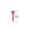 Zivisk Wooden Golf Tees 1-1/2" 100 Count 38mm Pink