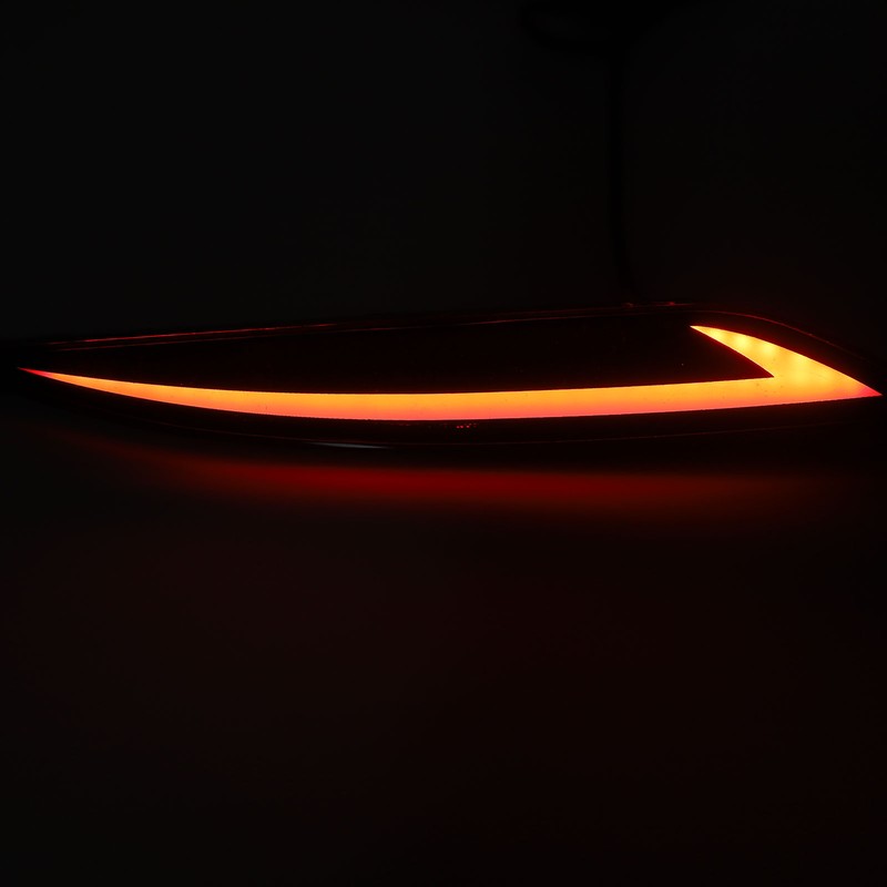 2Pcs LED Rear Bumper Reflector Light Waterproof Super Bright Long