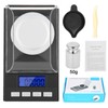 Mini Portable High Accuracy 0.001g Pocket Jewelry Scale with LED