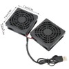 Computer Router Fan with Dust Cover USB Power Heat Dissipation