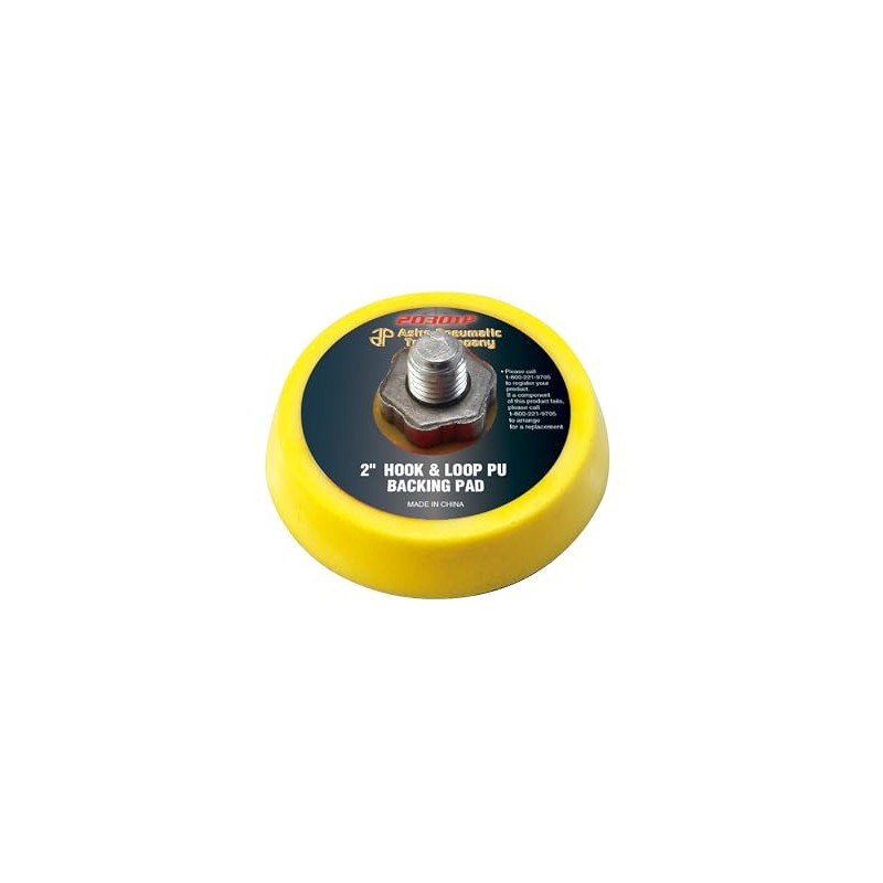 Astro Pneumatic Tool 20301P Velcro PU Male Backing Pad, 2-Inch