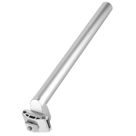 Aluminium Alloy Seat Post, Shockproof Cycle Saddle Seat Post Tube Easy to Install Seatpost for Most Moutainbikes Roadbikes 25.4 X 300MM (Silver)