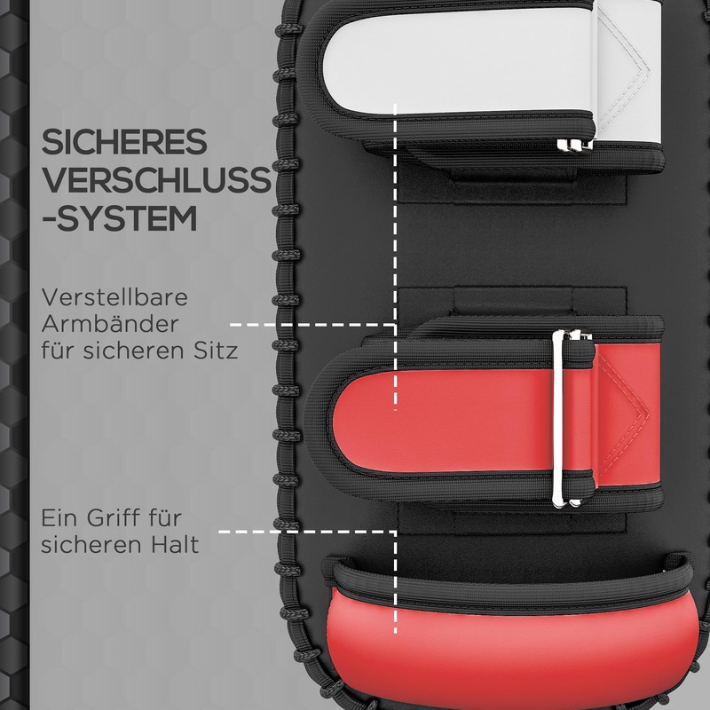 SPORTNOW Kickboxing Kick Pads for Muay Thai Boxing Pads Trainer