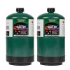 BLUEFIRE [NEW] BLUEFIRE 2X Propane Camping Gas Fuel Cylinder 16oz Tank 95% High Purity
