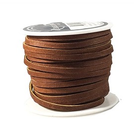 Lace Lacing Leather Topgrain Latigo Medium Brown 50 Foot Spool