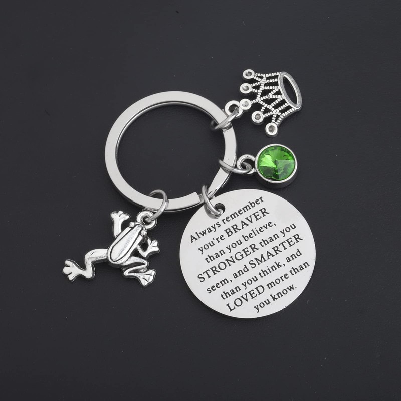 WSNANG Frog Inspired Gift You Are Braver Stronger Smarter Than