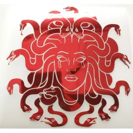 Red Crying Medusa Decal Art Sticker For Cars, Laptops, Tumblers, Etc Waterproof