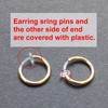 Miyabi Grace Men's 15 mm Small Comfortable Plastic Invisible Clip